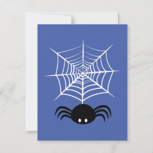Spooky Halloween Spider Illustration