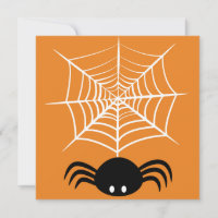 Spooky Halloween Spider Illustration