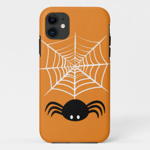 Spooky Halloween Spider Illustration iPhone 11 Case