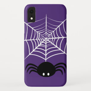 Spooky Halloween Spider Illustration iPhone XR Case