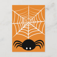 Spooky Halloween Spider Illustration