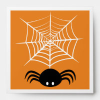 Spooky Halloween Spider Illustration