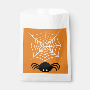 Spooky Halloween Spider Illustration Favour Bags