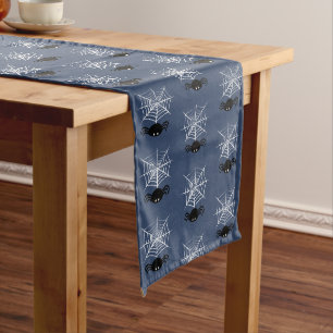 Spooky Halloween Spider Illustration Long Table Runner