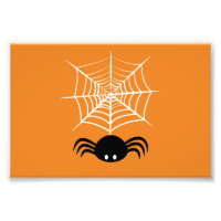 Spooky Halloween Spider Illustration