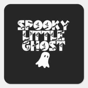 Spooky Halloween Square Sticker