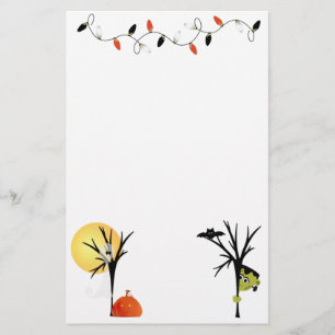 Spooky Halloween Stationery