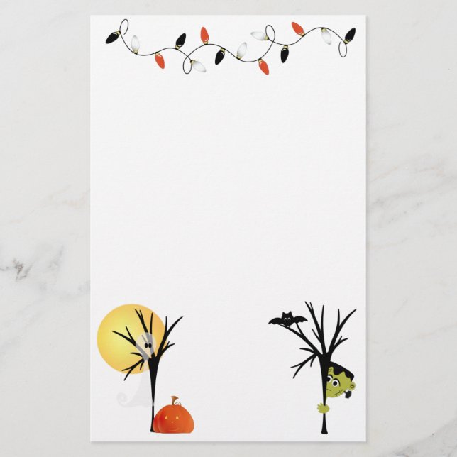 Spooky Halloween Stationery (Front)