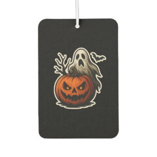 Spooky Halloween Sticker Car Air Freshener
