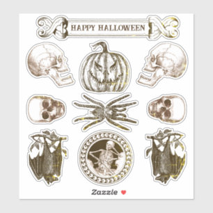 Spooky Halloween Stickers
