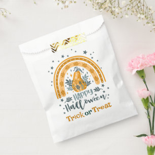 Spooky Halloween symbols pattern Favour Bags