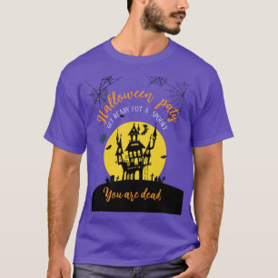 Spooky Halloween T-Shirt – Haunted House & Ghostly
