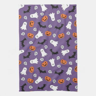 Spooky Halloween Tea Towel