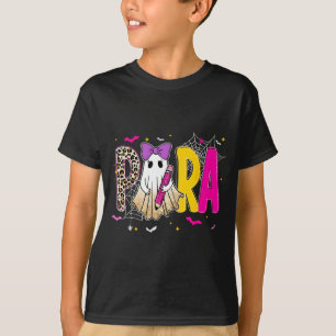 Spooky Halloween Teacher Para Counselor Sped Prepp T-Shirt