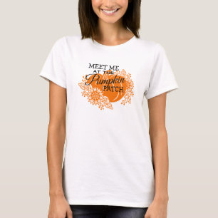 Spooky Halloween Tee, Meet Me at the Pumpkin Patch T-Shirt
