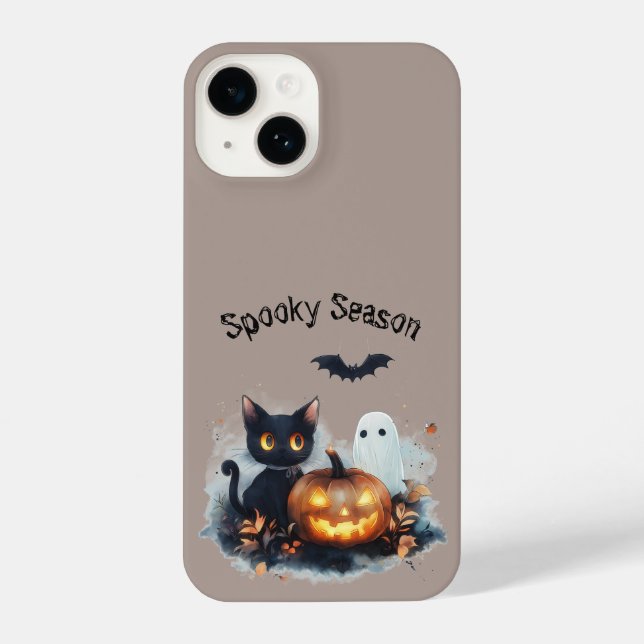 Spooky Halloween Theme phone case (Back)