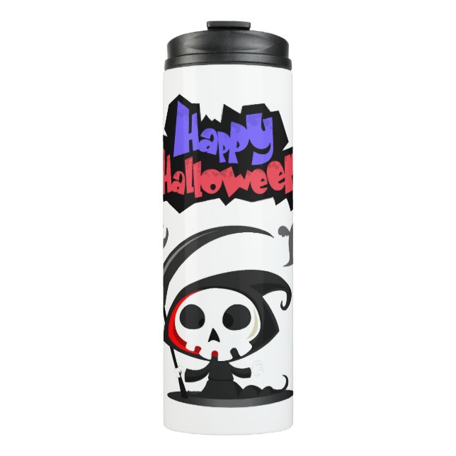 Spooky Halloween Thermal Tumbler (Front)