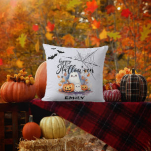 Spooky Halloween Throw Pillow