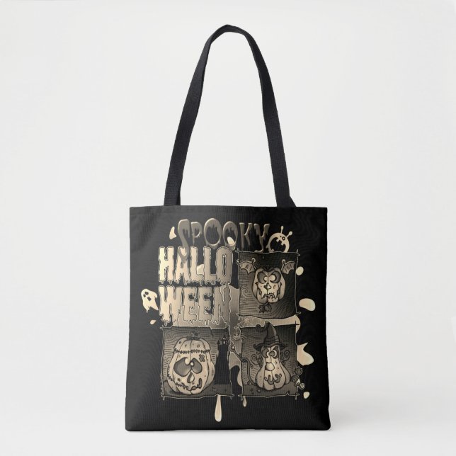 Spooky Halloween Tote Bag (Front)