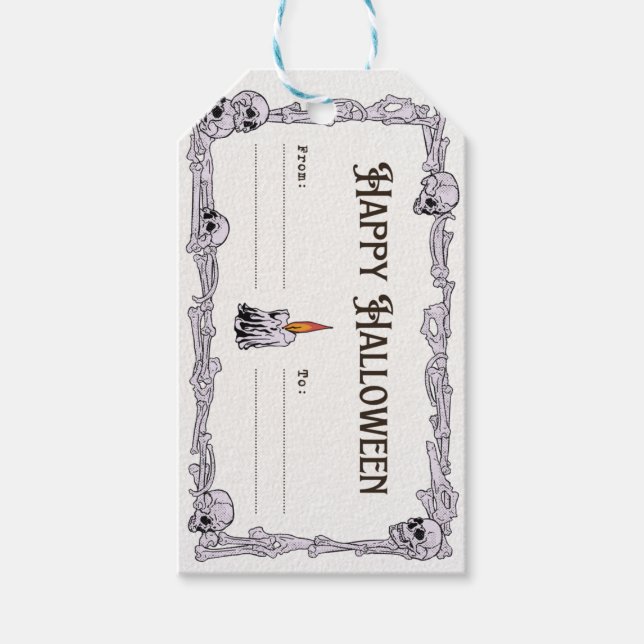 Spooky Halloween Treat Label (Front)