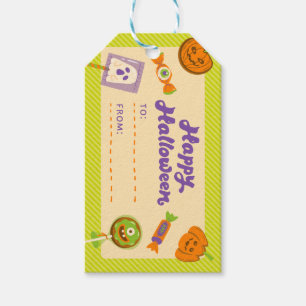 Spooky Halloween Treat Label