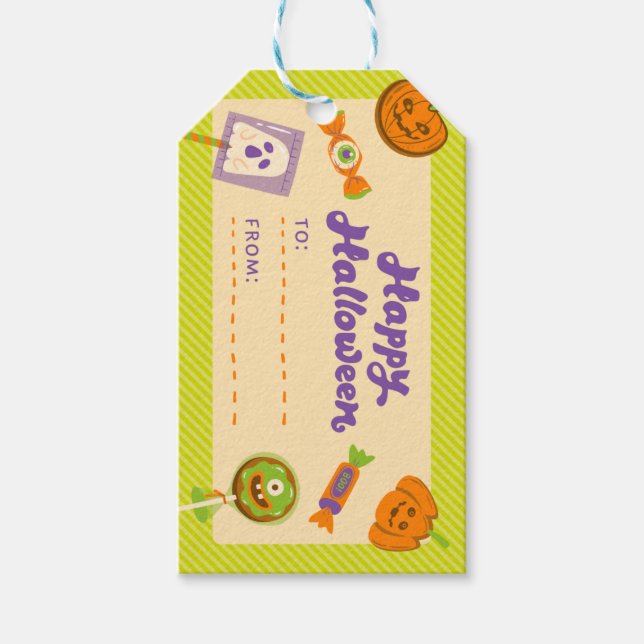 Spooky Halloween Treat Label (Front)