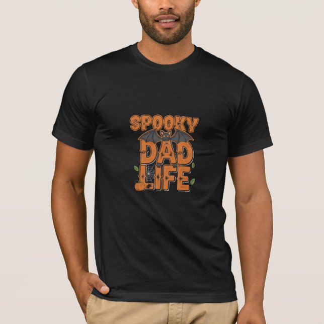 Spooky Halloween Tshirt for Dads  (Front)