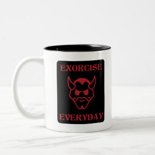 Spooky Halloween Two-Tone Coffee Mug