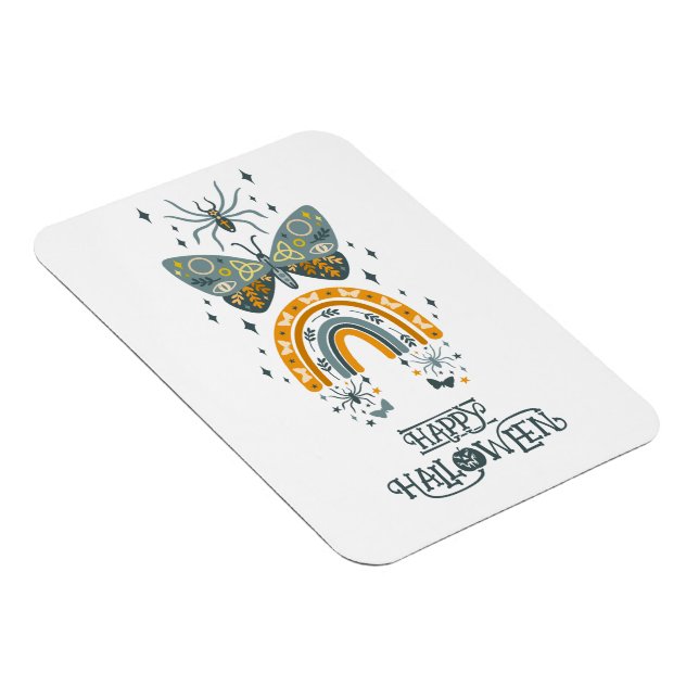 Spooky Halloween vibe symbols -Happy Halloween Magnet (Right Side)