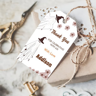 Spooky Halloween Vintage Birthday Party Gift Tags