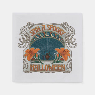 Spooky Halloween Vintage Inspired Napkin