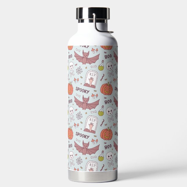 Spooky Halloween Water Bottle (Left)
