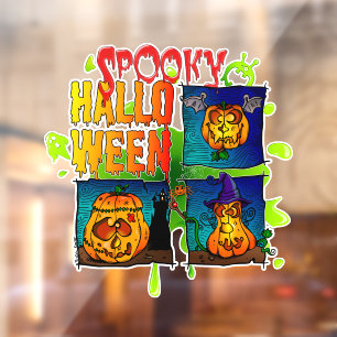 Spooky Halloween Window Cling