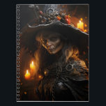 Spooky Halloween Witch Awesome Cool Portrait Notebook<br><div class="desc">Introducing our Portrait Of A Halloween Creepy Witch notebook design, a bewitching addition to your collection of spooky and mystical stationery. Embrace the enchantment of Halloween with this captivating and haunting design. This notebook features a stunning portrait of a Halloween witch, capturing her mysterious allure and magical presence. Whether you're...</div>