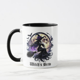 Spooky Halloween witch brew Mug