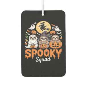 Spooky Halloween Witch Funny Horror Sloths Essenti Car Air Freshener
