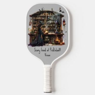Spooky Halloween Witch Potions Apothecary  Pickleball Paddle