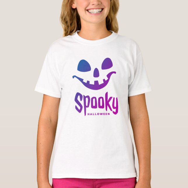 Spooky Happy Halloween Costume for girls   T-Shirt (Front)