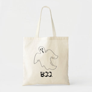 Spooky Happy Halloween Ghost Boo Tote Bag