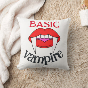 Spooky Happy Halloween party Basic vampire teeth Cushion