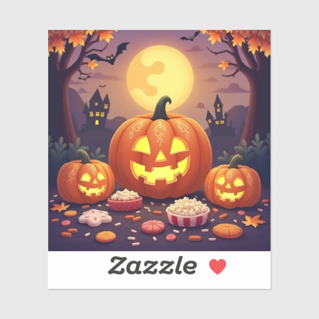Spooky Happy Halloween Sticker (Sheet)