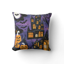 Spooky Haunted Castle Jack-O-Lantern Halloween