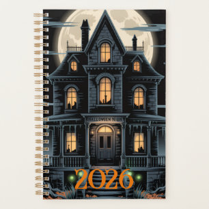 Spooky Haunted Halloween House, I Love Halloween, Planner