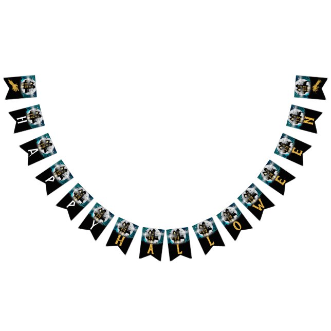 Spooky Haunted House Halloween Party Bunting (All)