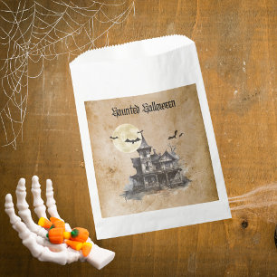 Spooky Haunted House Halloween Party Favour Bags
