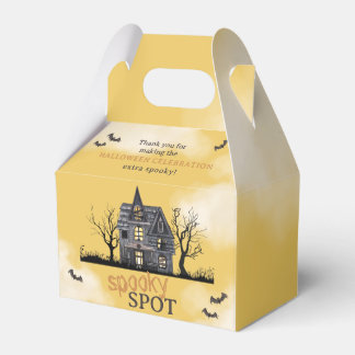 Spooky Haunted House Halloween Party Gable 4x2.5x5 Favour Box