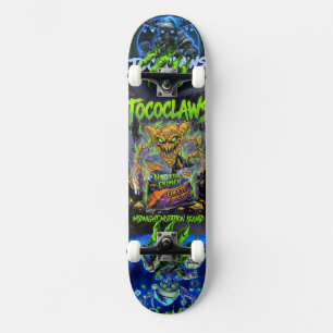 Spooky Haunted House Halloween Pumpkin Biker Skateboard