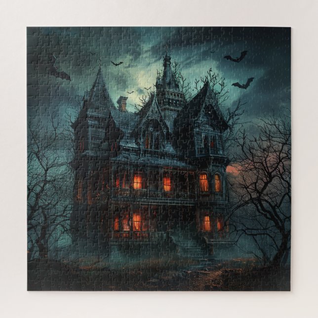 Spooky Haunted House Jigsaw Puzzle (Vertical)