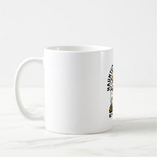 Spooky Haunted Tree Vintage Halloween Warning Shir Coffee Mug