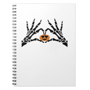 Spooky Heart Hands Classic Notebook